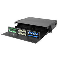 6 Panel Rackmount LIU with Sliding Drawer LGX Compatible